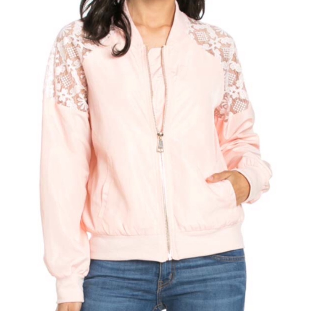 Pink Bomber Jacket
